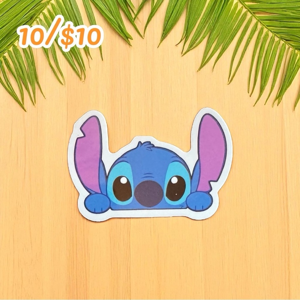 Disney Stitch Peeking Cute Vinyl Sticker – 2.5”